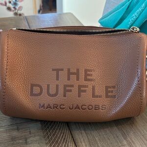Marc Jacobs Tan Leather Duffel Bag